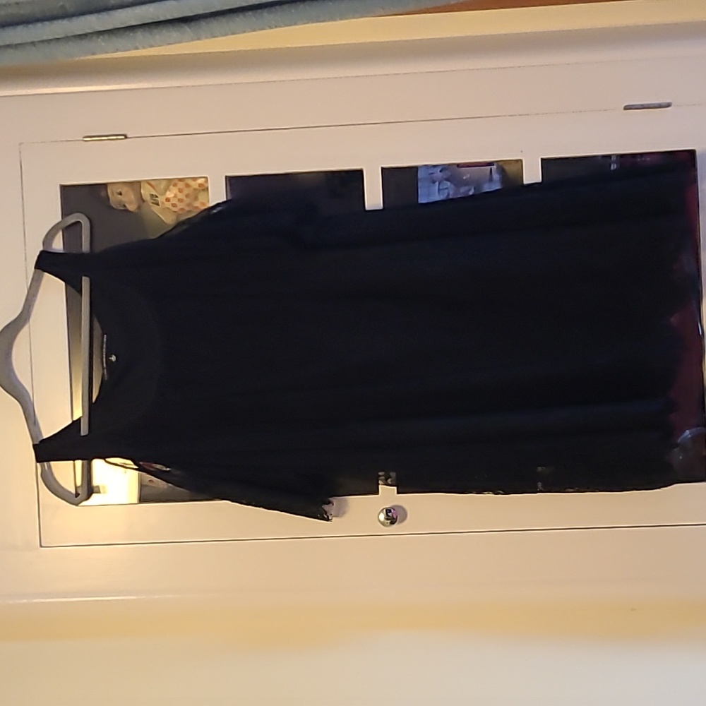 Torrid black lace cold shoulder dress size 1